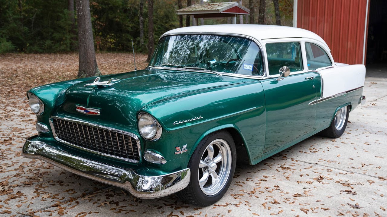 1955 Chevrolet 210 2-Door Sedan Restomod 427ci V8 Walk-around Video