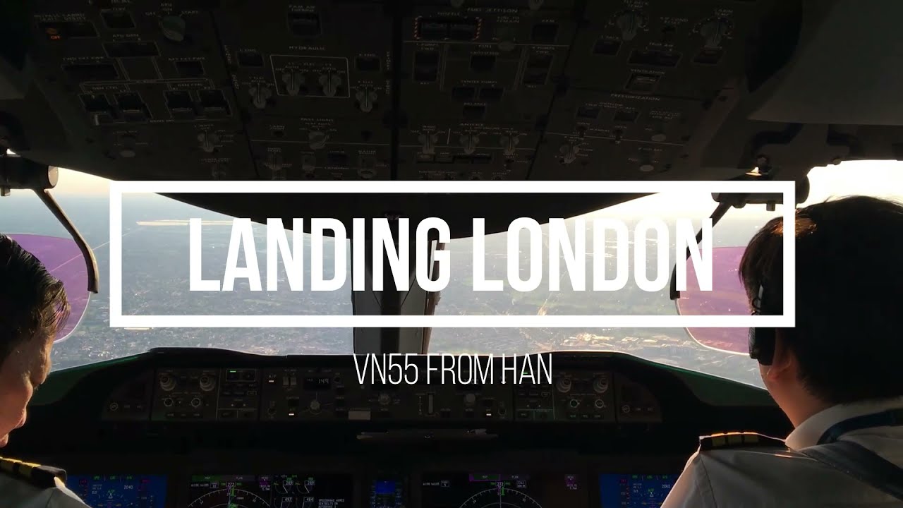 Landing on a beautiful afternoon into London Heathrow