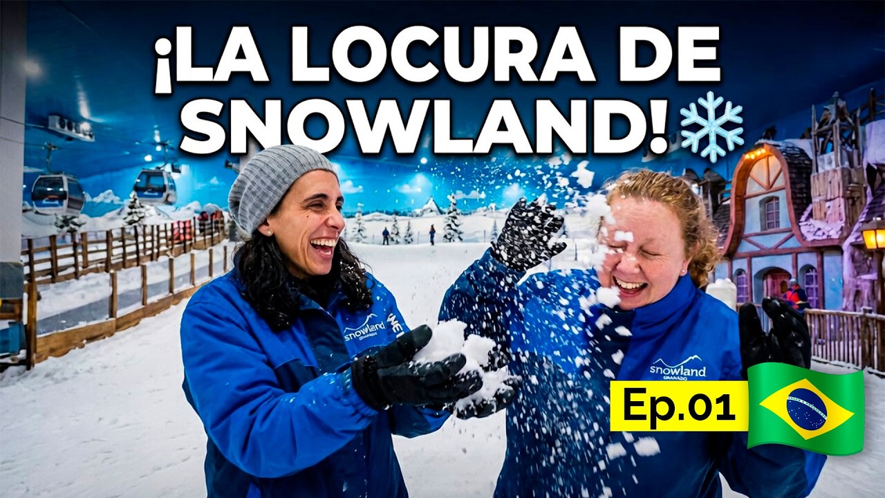 Así es el PARQUE de NIEVE en GRAMADO, BRASIL | SNOWLAND