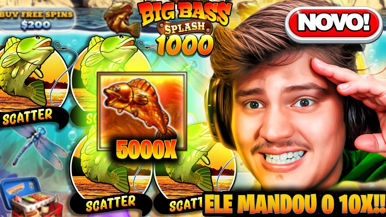 ARRISQUEI ALL WIN NO BIG BASS SPLASH 1000 *PEGUEI 10X?* 😱