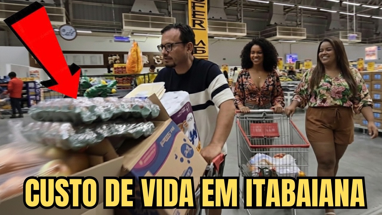 QUASE NÃO ACREDITEI NO TOTAL das compras em ITABAIANA!!
