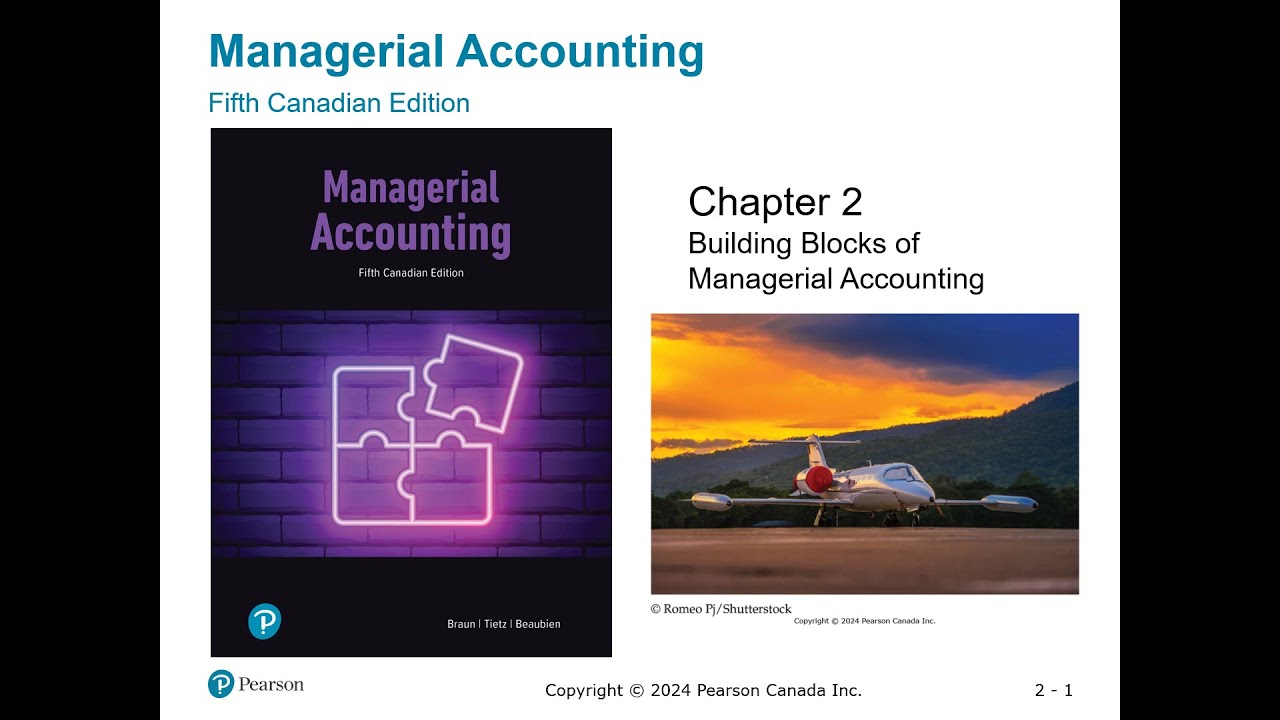 Braun, Tietz, Beaubien, Managerial Accounting, Ch 2, Building Blocks of Managerial Accounting