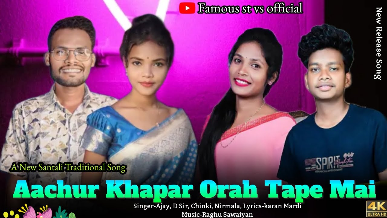 AACHUR KHAPAR ORAH TAPE MAI // NEW SANTALI SONG 2024 // AJAY & CHINKI // NEW SANTALI STUDIO VERSION