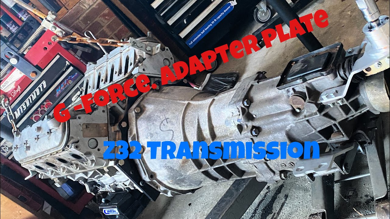 ScenicDrift Gforce adapter plate install z32 trans on ls1
