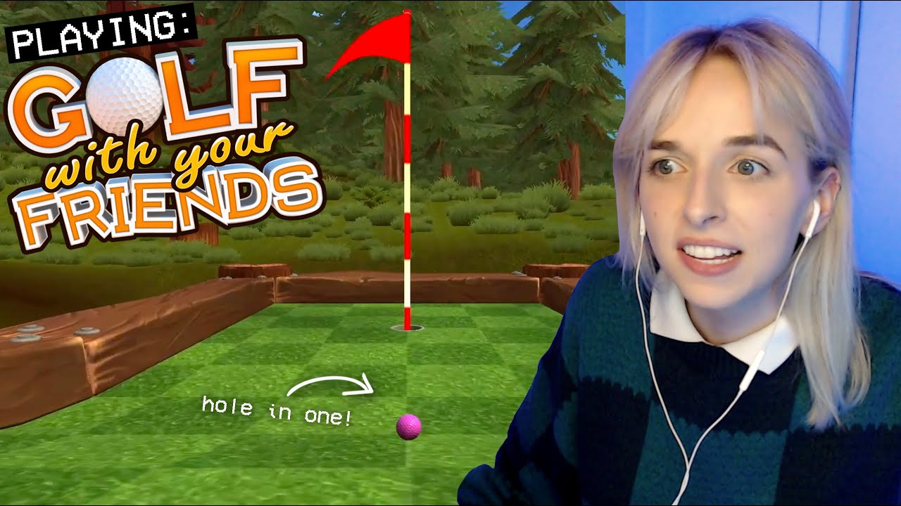 trying to beat all my viewers in golf
