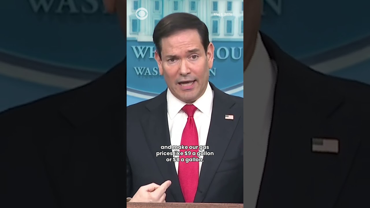 Secretary of State Marco Rubio addresses high gas prices in the U.S. #shorts