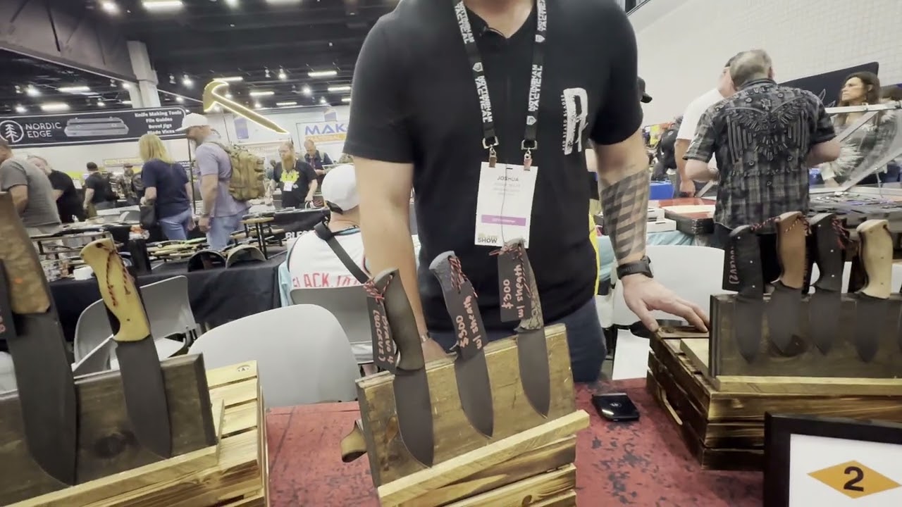 The Blade Show 2025 booth of Red Beard Blade A Life of Service, Blades that Lead The Way.