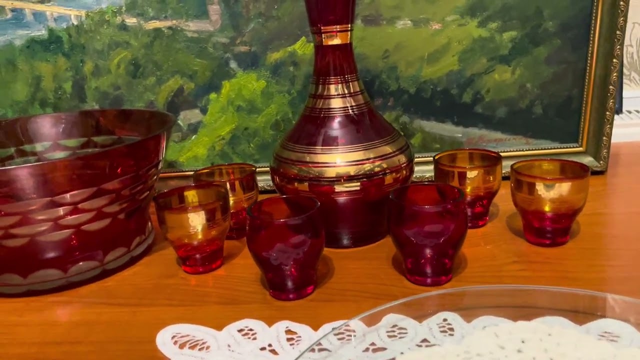 Кольорове скло.Стрийський  склозавод.Моя колекція.Частина 2.
