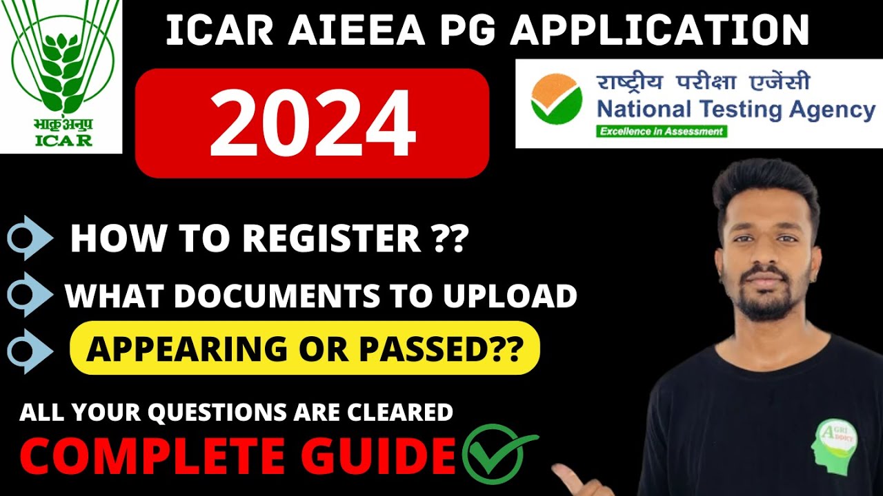 ICAR AIEEA PG Application 2024| How to Apply| Appearing or Passed?