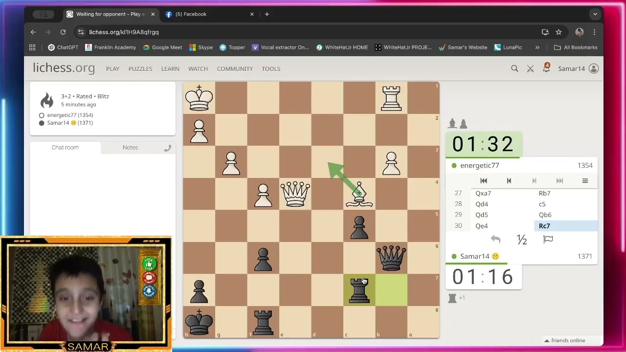 AFTER BRO LOST HIS QUEEN HE KNEW HE WAS COOKED!!! 4/1/20256 #chess #HappyNewYear #lichess  #queen