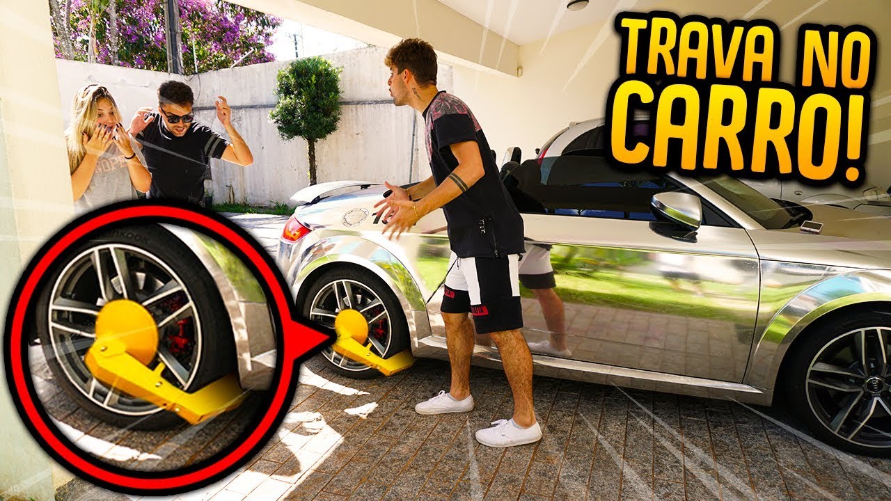 TRAVARAM A RODA DO MEU CARRO!! - TROLLANDO REZENDE [ REZENDE EVIL ]