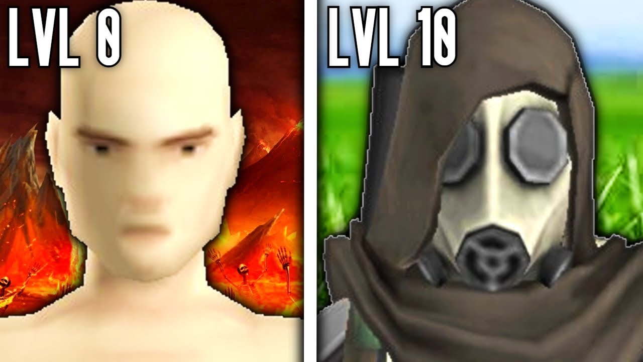 Personaje NIVEL 0 VS Personaje NIVEL 10