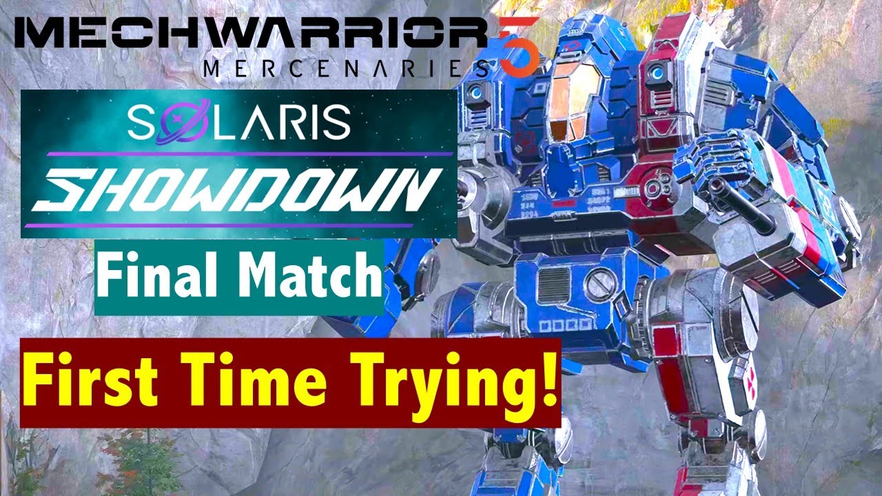 Cataphract CTF-VE1: A Pretty Average Mech. Solaris Showdown: Final Match (MechWarrior 5 Mercenaries)