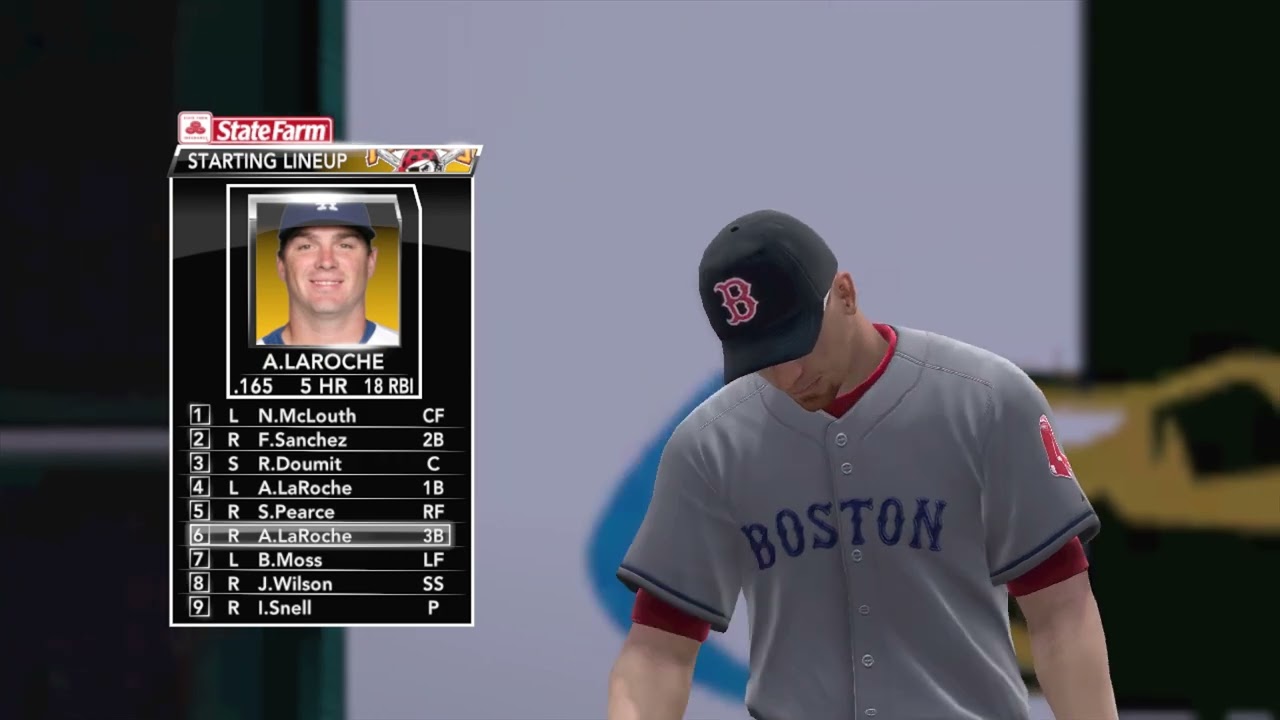 Major League Baseball 2K9 Gameplay - Boston Red Sox vs Pittsburgh Pirates