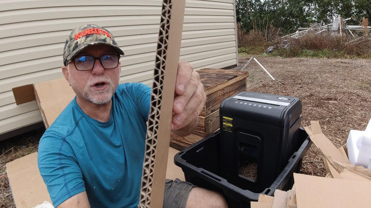 Shredding Thick Cardboard for Worm Bins, Which Shredder Works Best.