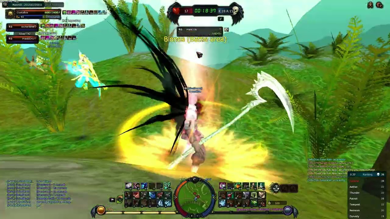 Br with Clau and RandomArcher (going crazy and screaming) - Crystallize 4story