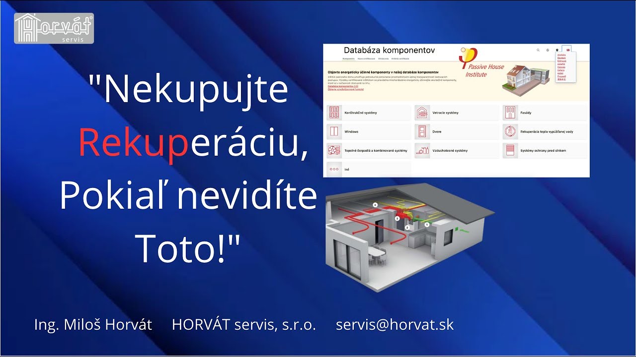 Nekupujte rekuperáciu pokiaľ si nepozriete toto video.