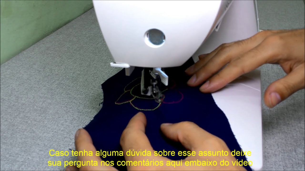 Como Fazer a Instalação do Calcador de Quilt Livre na Máquina de Costura Singer Elgin Janome Brother