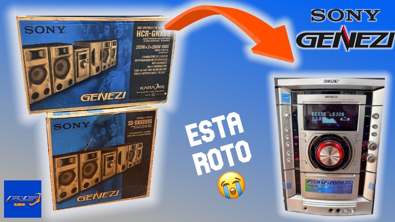 Abrí un SONY GENEZI GNX88 pero... estaba roto 💀
