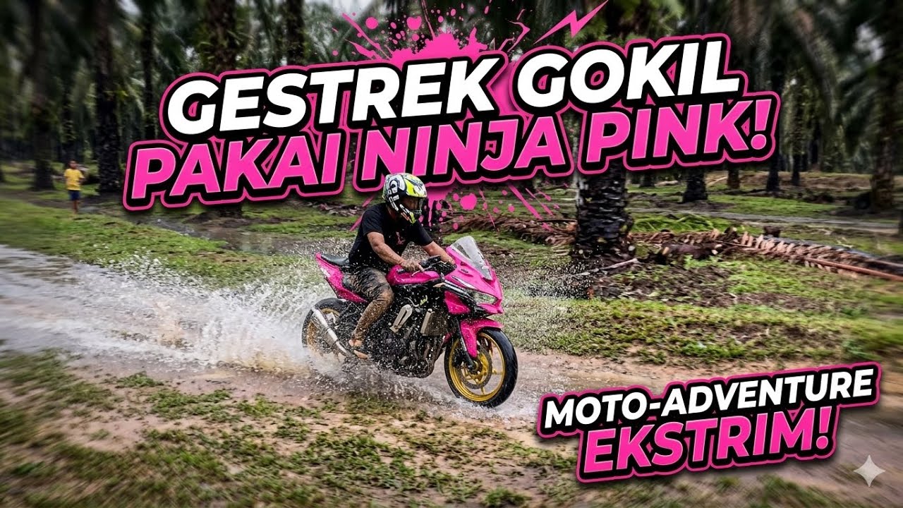 Preman Kampung Grastrack Pakai Ninja Pink! Inilah Yang Terjadi!