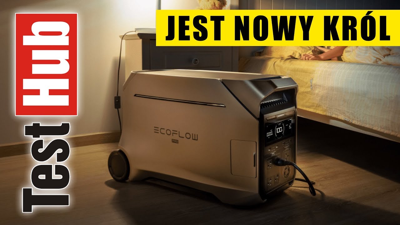 EcoFlow Delta Pro 3 - przenośna stacja zasilania - bank energii 4 kWh o mocy do 6kW