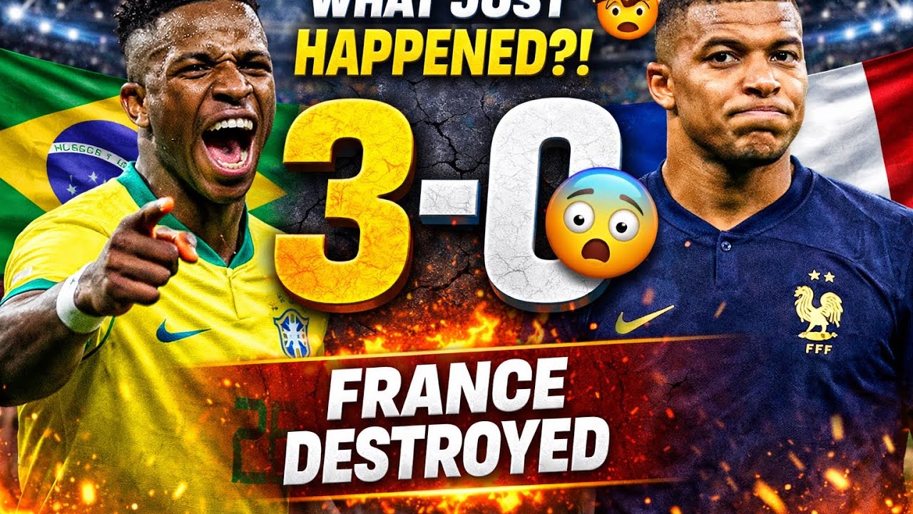 WHAT JUST HAPPENED?! 🤯 Brazil 3-0 France