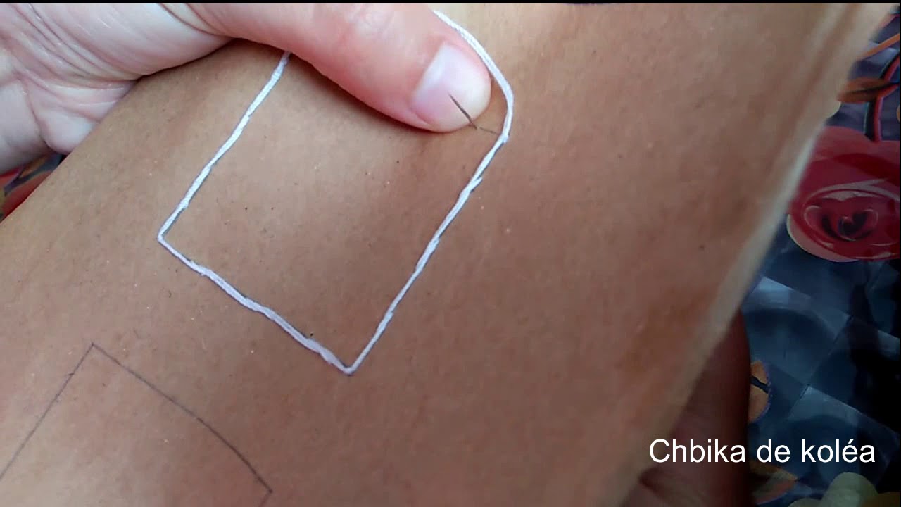 Dentelle arabe (chbika) cours n&deg;1 تعليم حرفة الشبيكة للمبتدئات