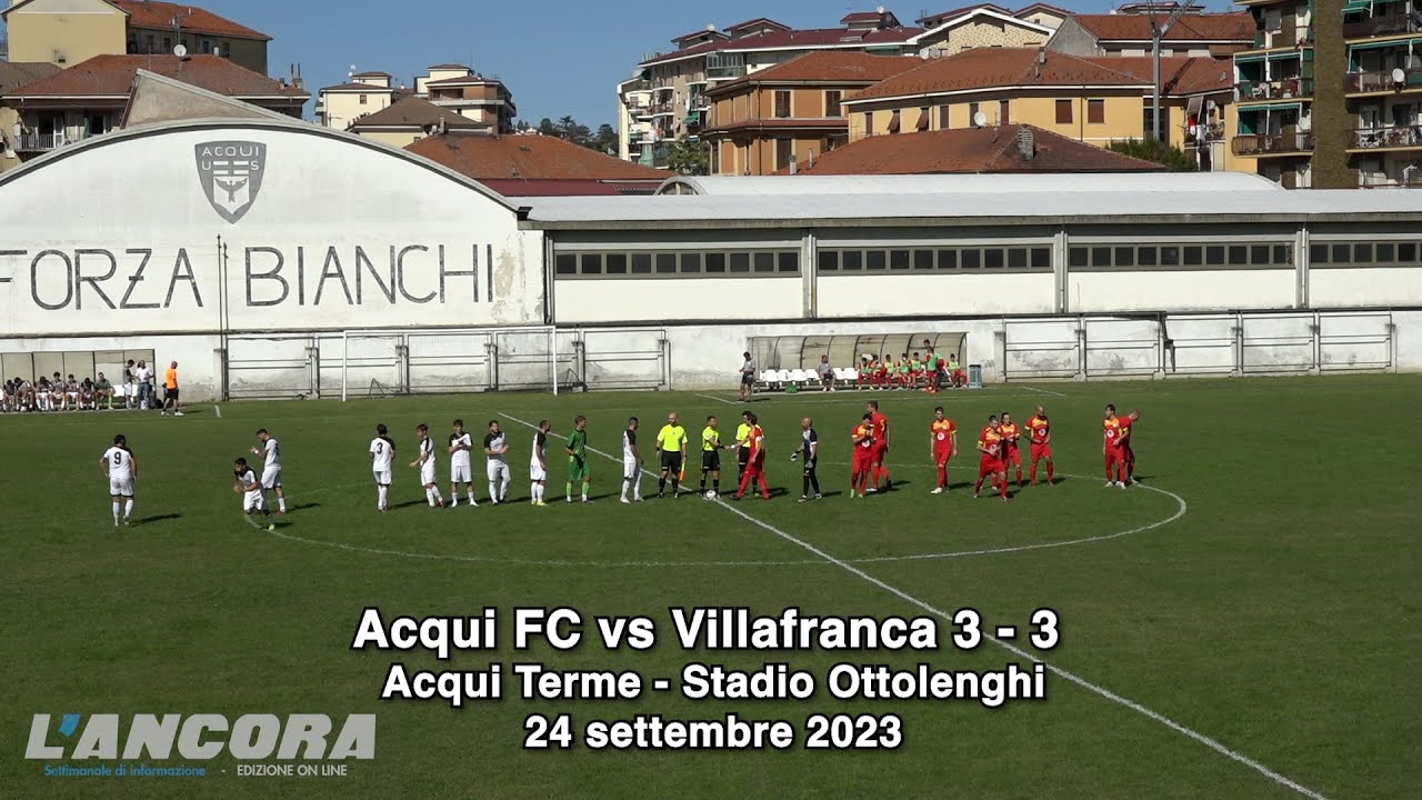 Calcio - Acqui FC vs Villafranca 3 - 3 (24 settembre 2023)