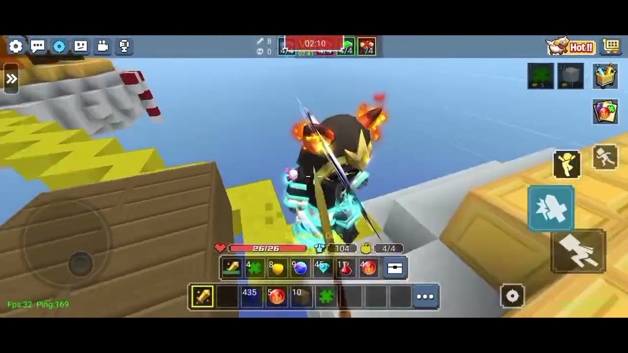 Jogando na minha segunda conta no blockman go