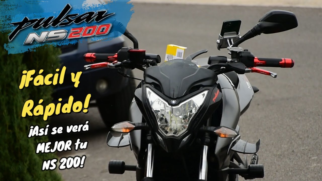 ¡Cambia los PUÑOS de tu NS200 RÁPIDO!🤩💯 ¡Nuevo PORTA-CELULAR!🔥