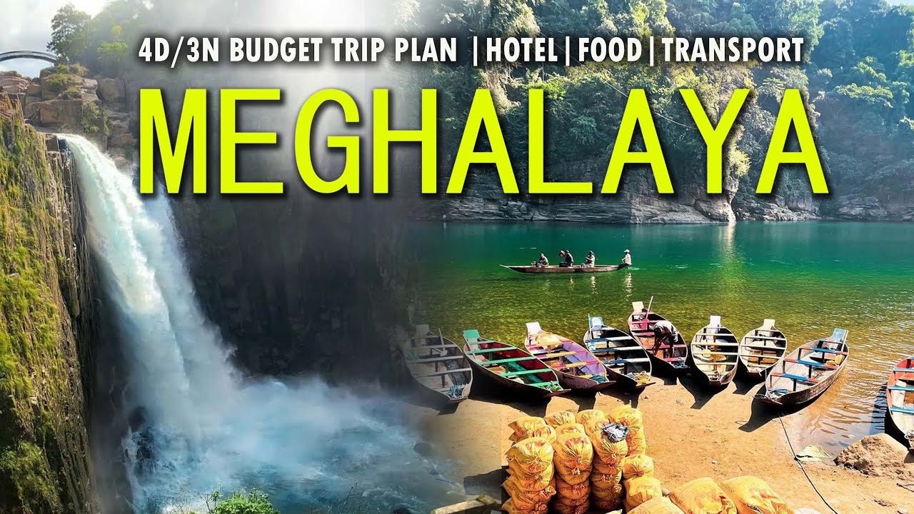 Meghalaya Travel Guide in Hindi || 4 days trip planning || Top 10 places in Meghalaya