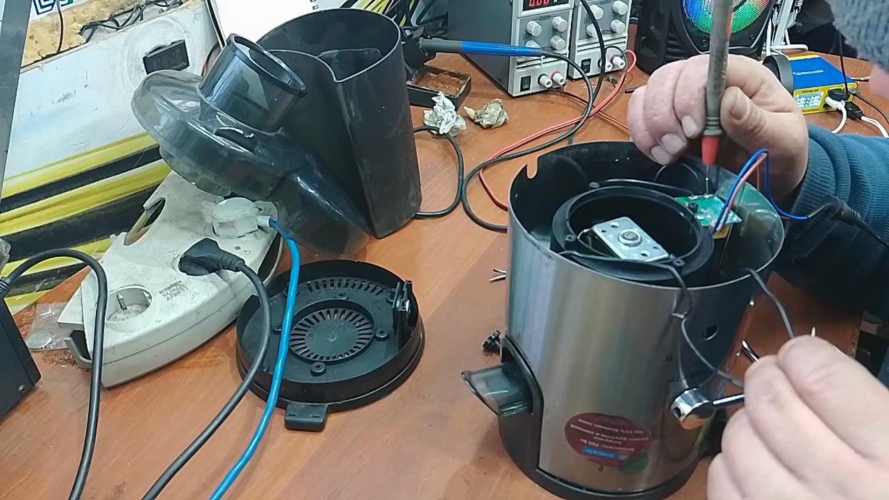 Интересный ремонт соковыжималки ,