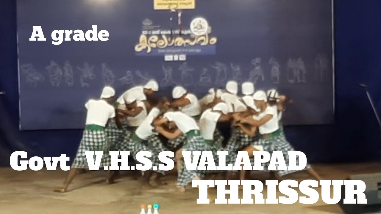 Govt. V.H.S.S VALAPAD THRISSUR (HSS)#kolkali Kerala state #2024  A grade