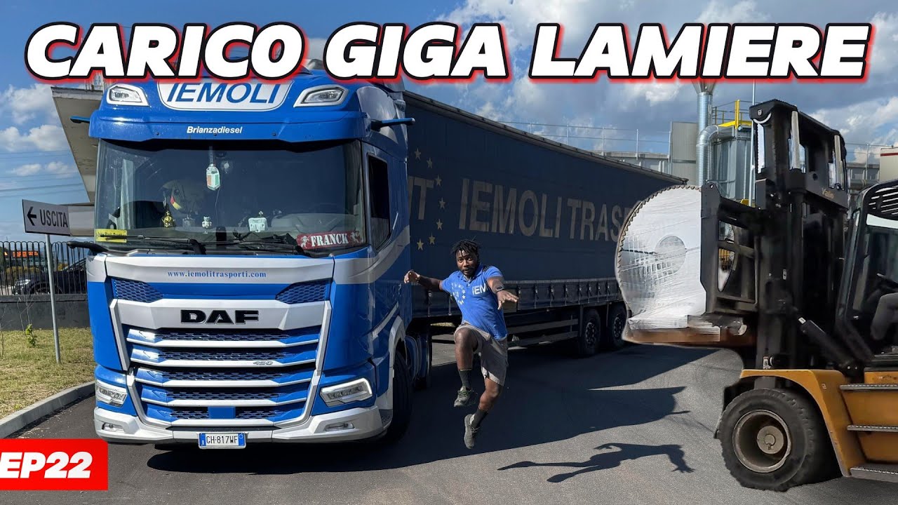 EP22 Carico Gigante di Lamiere e Viaggio al Mare: L'Avventura del Camionista!