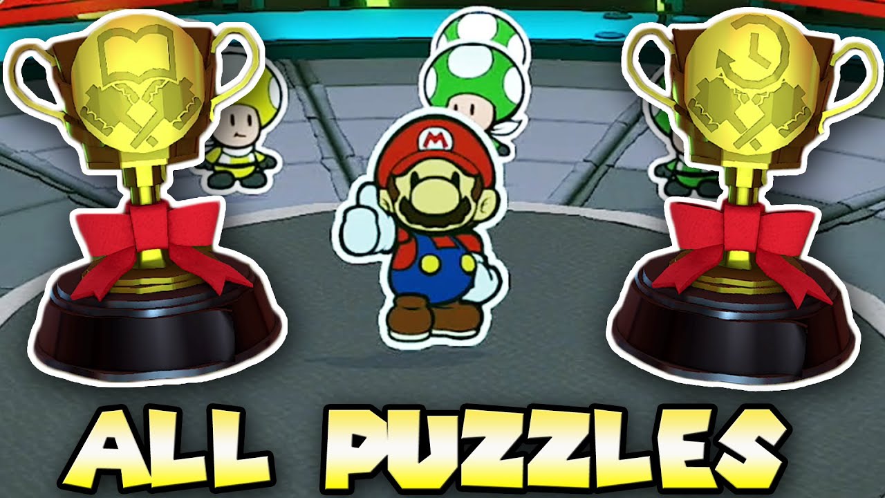 🏆 Как пройти все 30 головоломок в кольцах «Звонок» и «Скорость» в игре Paper Mario: The Origami King