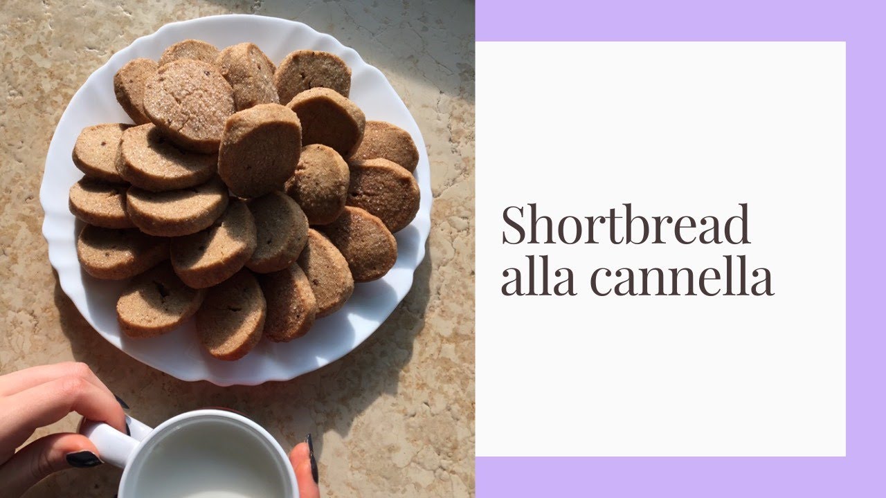 SHORTBREAD ALLA CANNELLA | biscotti natalizi speziati (ricetta facile e veloce)