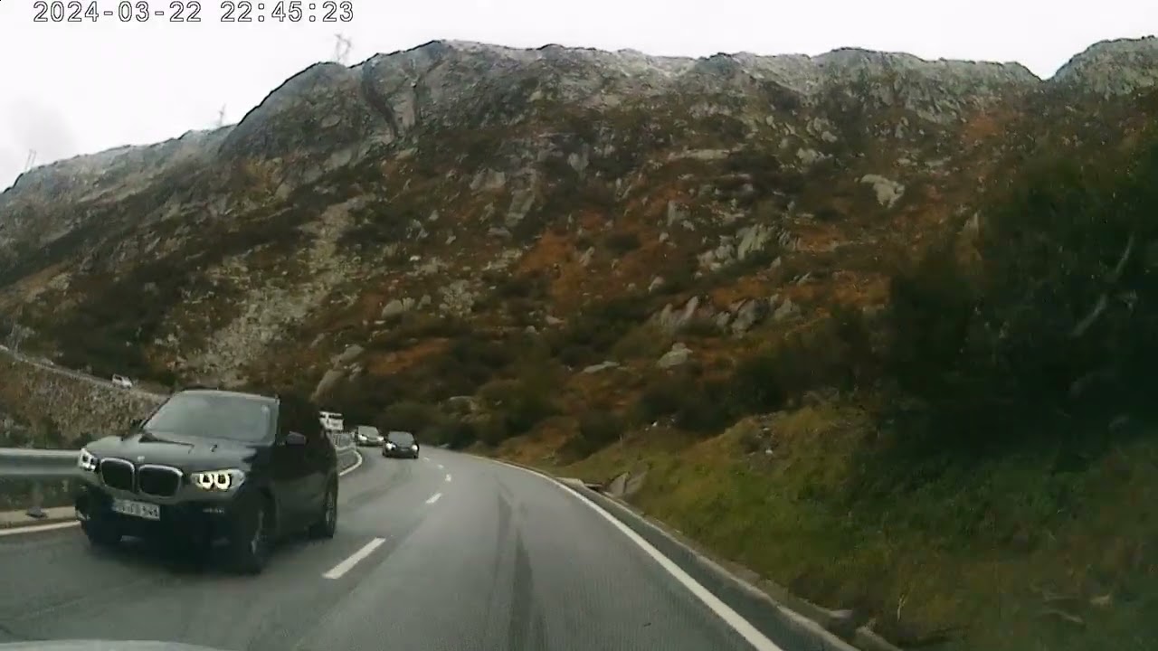Driving Up Gotthard Pass | Scenic GoPro Mountain Road in Switzerland