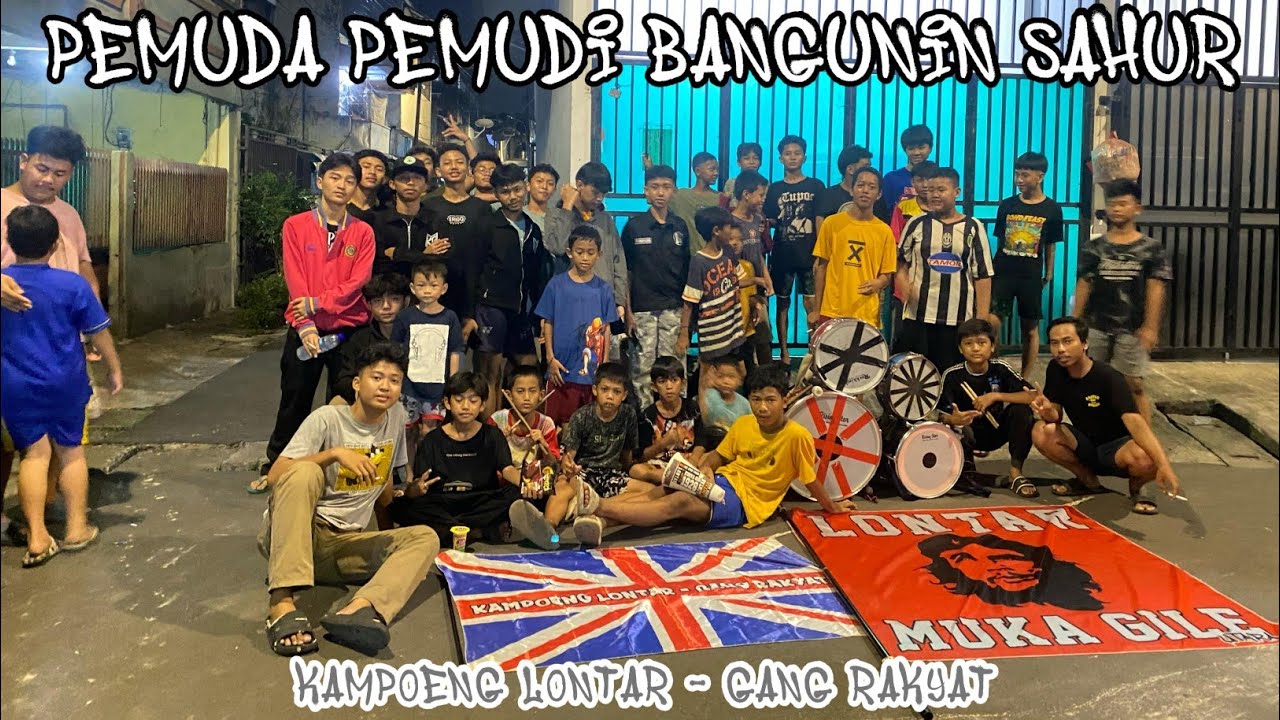 KEREN ! Rombongan Pemuda Pemudi Ikut BANGUNIN SAHUR WARGA +62 !!!