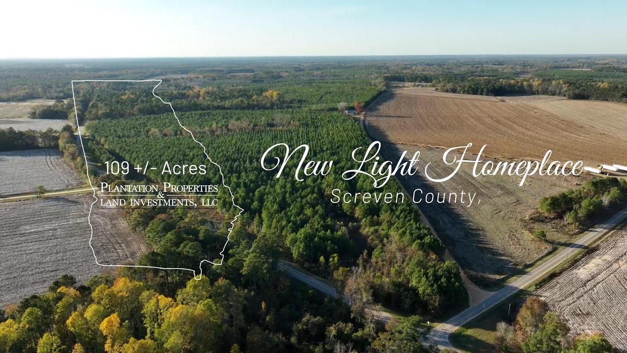 New Light Homeplace - 109± Acres in Screven County, GA