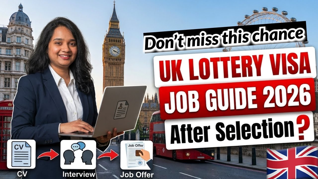 🇬🇧 UK Lottery Visa 2026 | How to Get a Job in the UK After Selection