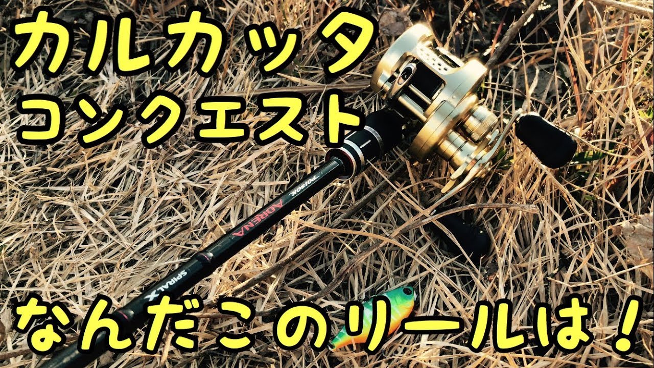 カルカッタコンクエストを巻いてみた！【バス釣り】