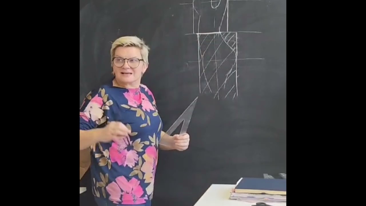 Konstrukcja sukienki.Fragment lekcji z konstytucji .Kurs „krawiec miarowy „ 2024-2025