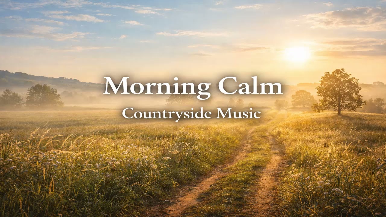 Countryside Morning Calm 🌾 Peaceful Instrumental Music to Start the Day