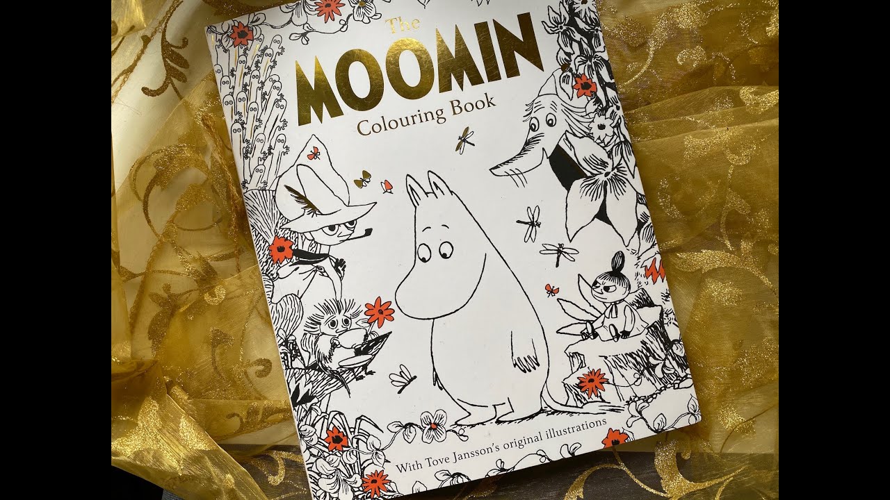 Flip Through - THE MOOMIN - Coloring Book