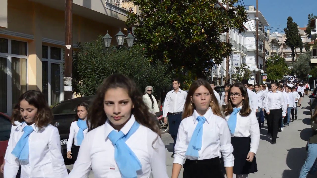 Παρέλαση 28ης Οκτωβρίου 2018 στα Λ.Αιδηψού