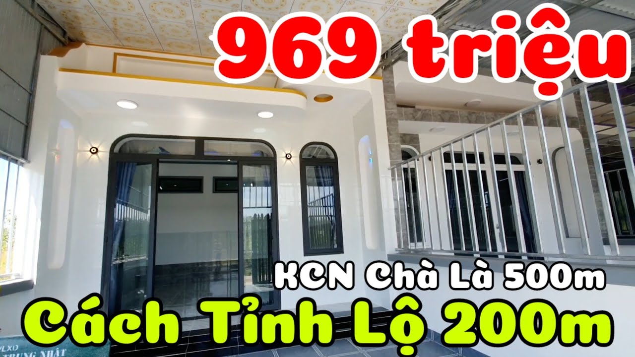 Nhà mới cách KCN Chà Là 500m giá 969 triệu kế bên Tỉnh Lộ 784 phường Ninh Thạnh Tây Ninh bao giấy tờ