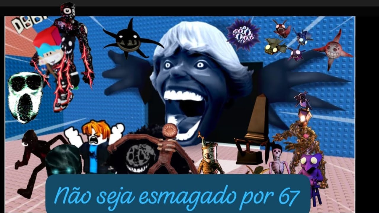 Eu quase fui esmagado por 67[ROBLOX] (Não seja triturado por 67)