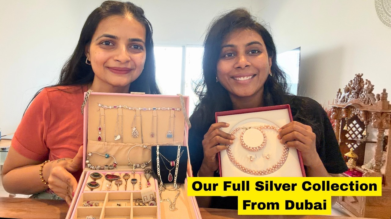 Our Full Silver Jewellery Collection | Dubai Gold Souq Shopping 🇦🇪  | Dubai Gold Market Tour #dubai