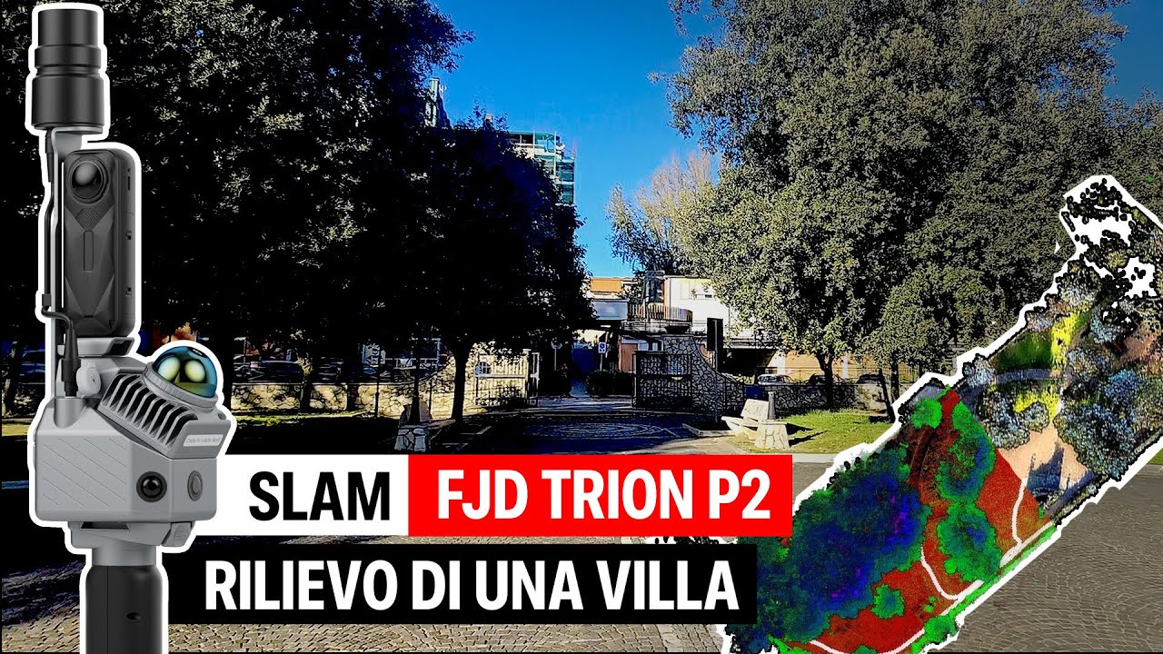 FJD Trion P2 SLAM - Rilievo di una villa