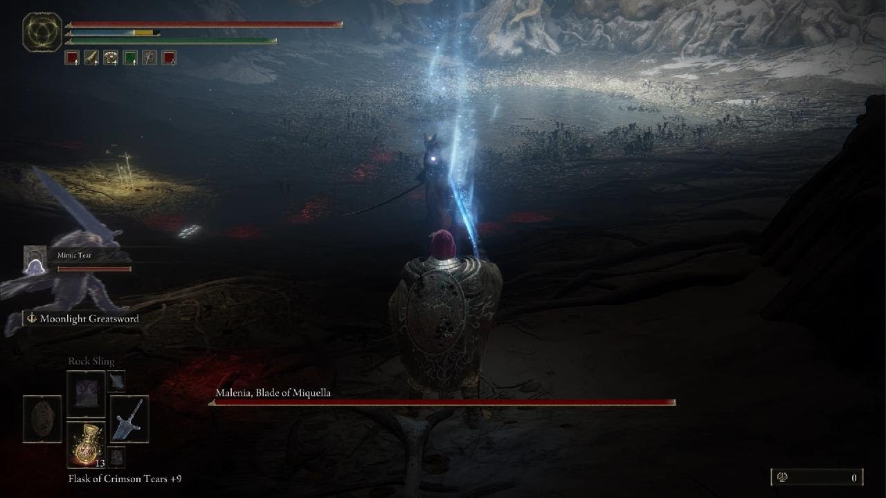 ELDEN RING Malenia Moonlight greatsword with mimic